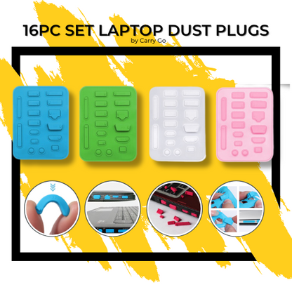 16-Piece Set Universal Laptop Dust Plugs